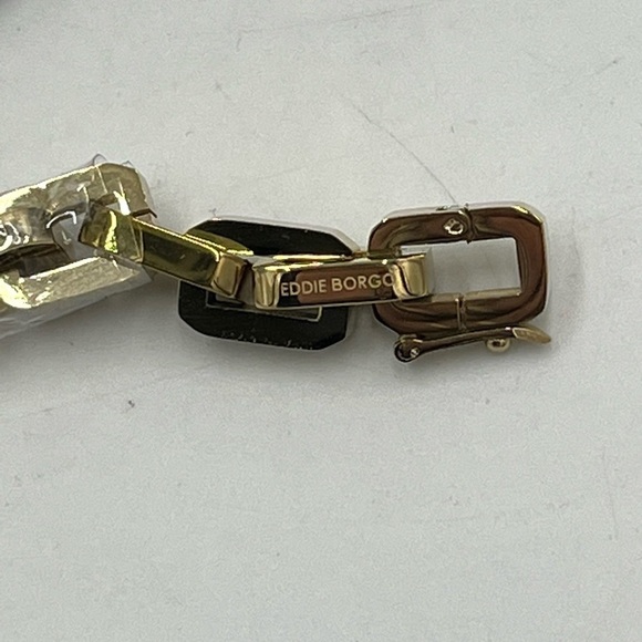 Eddie Borgo 12K Gold Plated Supra Link Polished Collar Chain Necklace New - Picture 6 of 10